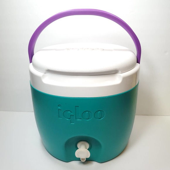 Igloo Dining Vtg Igloo 2 Gallon Elite Push Spout Water Cooler Jug